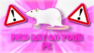 How To Find A Rat On Your Pc [upl. by Ayatnohs127]