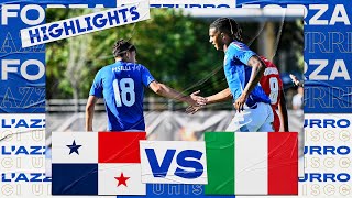 Highlights PanamaItalia 22 36 dcr  Under 21  Tournoi Maurice Revello [upl. by Assil307]