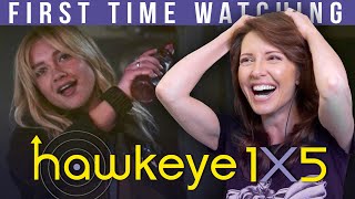 HAWKEYE 1x5 TV Show Reaction Yelena Rocks [upl. by Enailil]