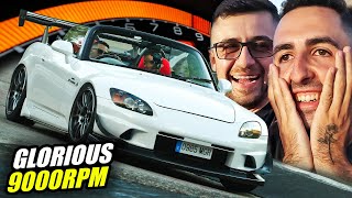 9000 RPM BIG WING amp Loose Hose Honda S2000  Nürburgring [upl. by Ynittirb]