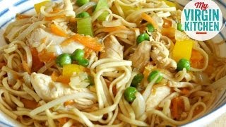 CHICKEN CHOW MEIN RECIPE [upl. by Pincince]