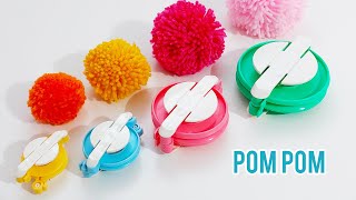 Pom Pom tutorial facile  Pom Pom Maker pompom pompommaker [upl. by Baniaz]