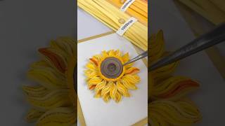 🌻Paper Quilling Sunflower🌻 [upl. by Osei]