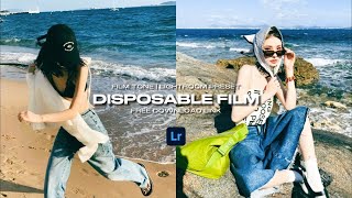 Disposable Camera  Free Lightroom Film Presets Free DNG [upl. by Adnam]