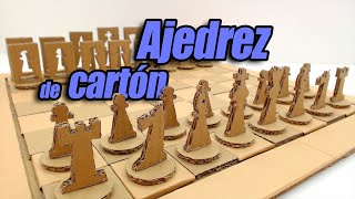 Juego de Ajedrez de cartón cómo se hace  Te Digo Cómo [upl. by Dun]