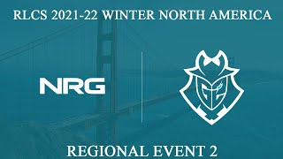 NRG vs G2 Set1  RLCS 202122 Winter North America  NRG vs G2 Esports  30 January 2022 [upl. by Quincy]