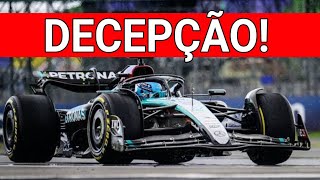 MERCEDES ANDA MAL E TEM CLASSIFICAÇÃO A BAIXO DO ESPERADO  F1 2024 [upl. by Elleirda]