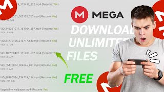 Download Unlimited Files On Android And IOS Without Any Limits From Mega in 2024  Fast And Easy [upl. by Schenck]