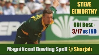 STEVE ELWORTHY  ODI Best  317  Sharjah  INDIA vs SOUTH AFRICA  CocaCola Cup 2000 [upl. by Stagg442]