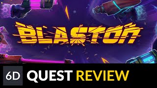 Blaston  Oculus Quest Game Review [upl. by Ahsia]