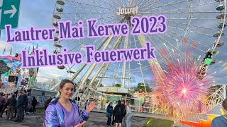 Lautrer Mai Kerwe 2023 inklusive Feuerwerk  Kirmes in Kaiserslautern [upl. by Luhem]