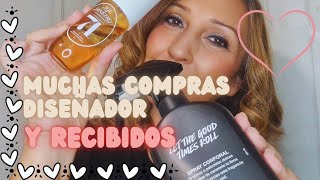 MUCHAS COMPRAS Y RECIBIDOS DISEÑADOR Y ÁRABES 💕 LANCOME LUSH SOL DE JANEIRO ANGEL FANTASM ✨️🌟 [upl. by Malory]