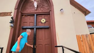 Invited into an 1886 Church Used by the Knights of Pythias  Exploring Socorro  San Miguel Church [upl. by Louanna]