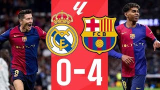 Epic Barcelona vs Real Madrid Showdown 40 Full HD highlights [upl. by Atinad]