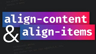 The how and why alignitems amp aligncontent in flex and grid [upl. by Hamitaf]