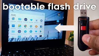 Portable OS on a Flash Drive  Bootable Android Operating System [upl. by Neelahs]