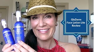 GlyDerm Face Lotion Lite Review [upl. by Mcclain624]