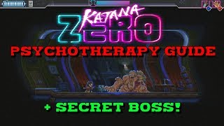 🎮 Katana Zero  Psychotherapy Achievement Guide  Secret Boss [upl. by Isidoro]