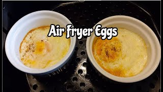 Air Fryer Eggs  Air Fried Eggs  How to cook Eggs in the Air Fryer [upl. by Leroy]