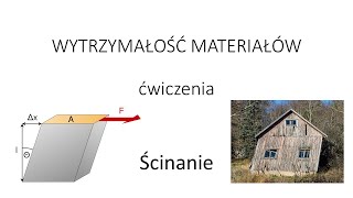 WM  Ćwiczenia 2 Ścinanie [upl. by Nnylrahc]