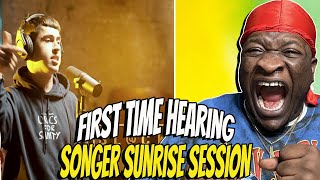 American Rapper Reacts To  Songer  The Sunrise Session  BLCKBOX REACTION [upl. by Ranita]