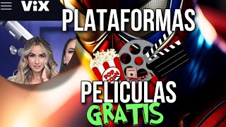 PLATAFORMAS para ver PELÍCULAS GRATIS 100 LEGAL  Apps y Webs para ver PELÍCULAS Y SERIES gratis [upl. by Medor]