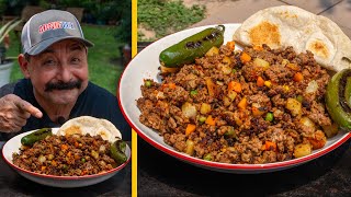 How to Make PICADILLO con PAPAS Mexican Ground Beef Recipe made Texas Style [upl. by Elamor]