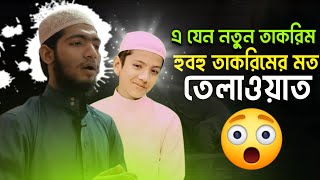 এ যেন নতুন তাকরিম হুবহু তাকরিমের তেলাওয়াত। Takrim Hafez Abdur rahim [upl. by Glavin]