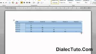 17 Tableau rapide déplacer redimensionner effacer supprimer [upl. by Siravart]