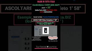 SHORT 22quot SelfPublishing della Parte2di2 YouTube Ads 7days aprile2024 Tuunica Publishing [upl. by Aleka112]