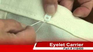 Curtain Eyelet Carries for Curtain Track [upl. by Alamak]