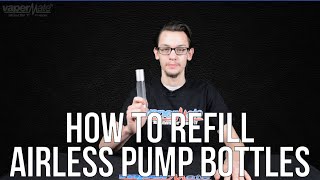 How to Refill Your Airless Pump Bottle [upl. by Bickart]