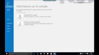 Sinitier avec Outlook 2016 [upl. by Donohue]