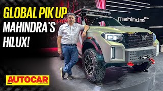 Mahindra Global Pik Up concept  Load lugger  First Look  Autocar India [upl. by Alleusnoc]