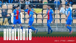 FC Alverca 31 Lus Lourosa  Highlights [upl. by Lesirg]