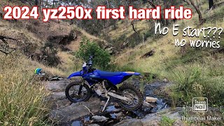 2024 yz250x enduro ride [upl. by Salangi]