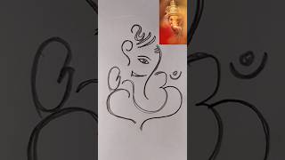 Vigna Vinayaka Simple Art☸️⚛️🕉️🔯🙏🐘 [upl. by Ardenia]