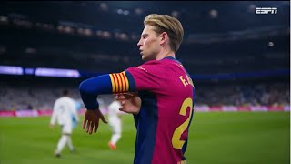 Frenkie de Jong vs Real Madrid 26102024  La Liga [upl. by O'Gowan730]