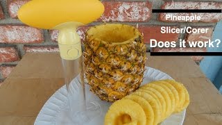 Does the Pineapple CorerSlicer Thing Work  Life Hacks [upl. by Ike897]