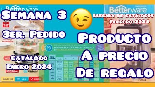 PRODUCTO A PRECIO DE REGALO ó BOLSA DE PUNTOS SEMANA 3 3er Pedido CATÁLOGO ENERO 2024 Betterware 🌸 [upl. by Cl]