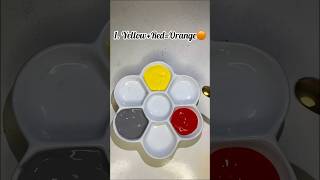 YellowGreyRed Which color do you like colormixing shortvideo [upl. by Airenahs]