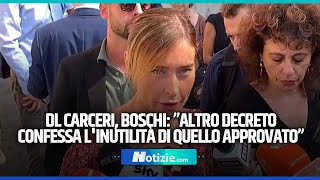 DL CARCERI BOSCHI ”Annuncio di NORDIO su altro decreto confessa l’inutilità di quello approvato” [upl. by Hadley940]