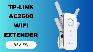 TPLink AC2600 WiFi ExtenderRE650 Up to 2600Mbps Dual Band WiFi Range Extender Review [upl. by Kcirddor]