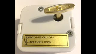 Sankyo Music Box Movements plays JingleBell Rock [upl. by Hak]