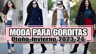 Moda Otoño 202324 Ropa de Moda OTOÑOINVIERNO Para Chicas Gorditas Elegantes y Con ESTILO [upl. by Elitnahc618]