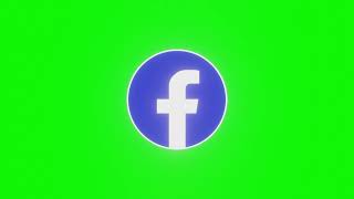 Facebook Logo greenscreen [upl. by Alleda931]