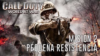 Call of Duty 5 World at War  Misión 2 Pequeña Resistencia [upl. by Gipsy]