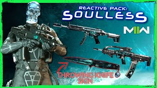 NEW Throwing Knife Reactive Pack Soulless Ghost Bundle Review in Call of Duty Modern Warfare II [upl. by Cobb]