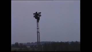 Twyford Down M3 motorway Bailey Bridge protest 1993 [upl. by Ahsytal]