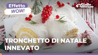 TRONCHETTO DI NATALE INNEVATO  Facile e morbidissimo [upl. by Aisatan]